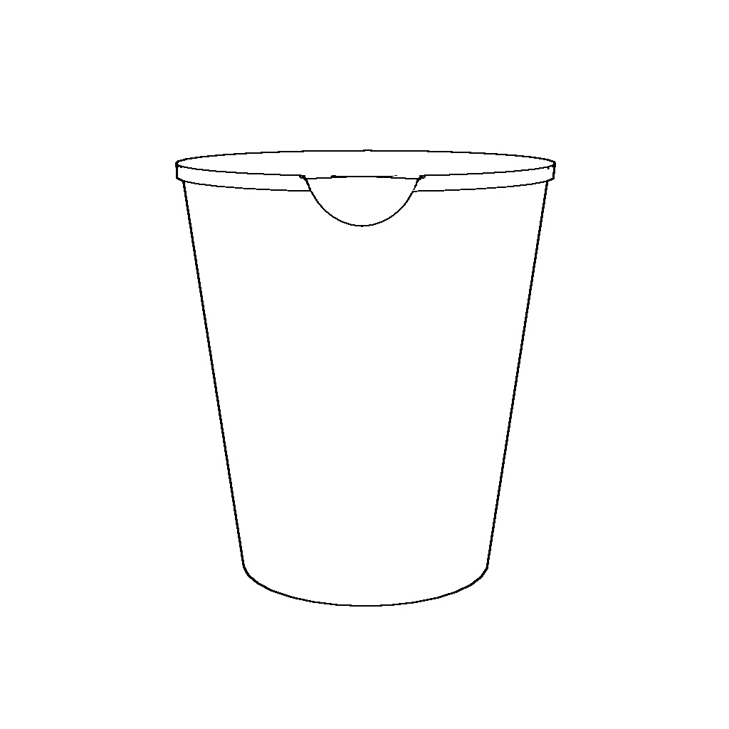 【イラスト・漫画】カップ麺(カップ) 3D素材