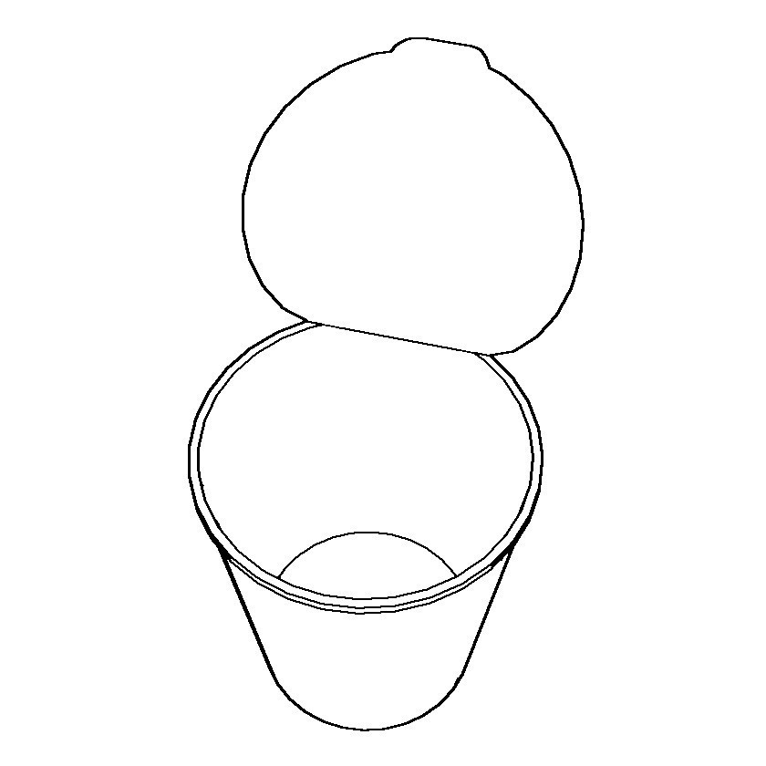 【イラスト・漫画】カップ麺(カップ) 3D素材