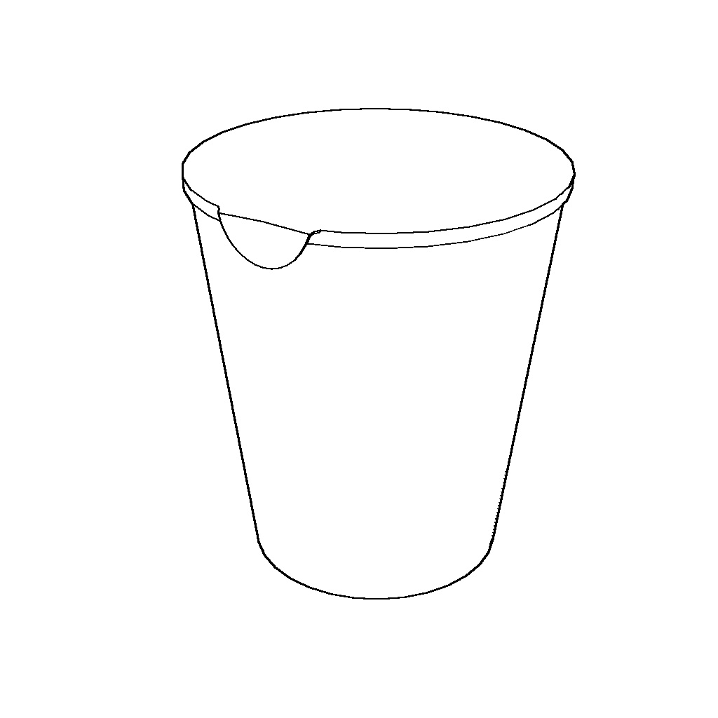 【イラスト・漫画】カップ麺(カップ) 3D素材