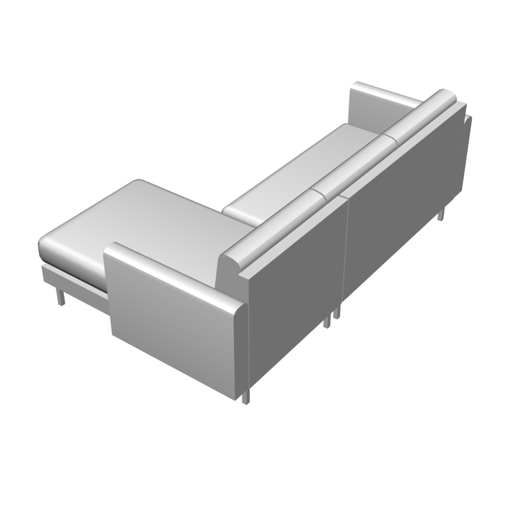【イラスト・漫画】ソファー 3D素材
