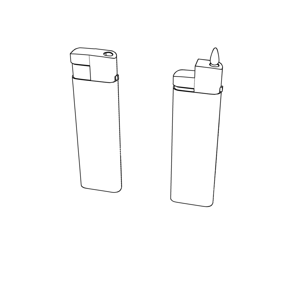 【イラスト・漫画】火気類 3D素材