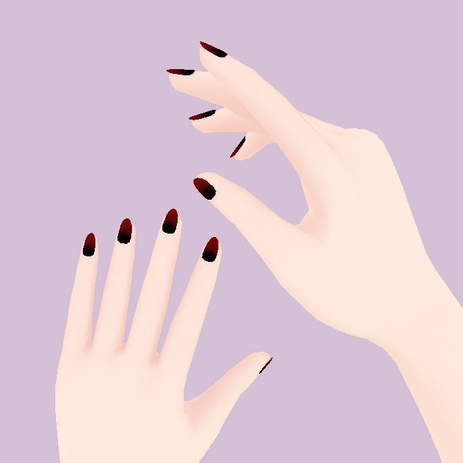 【 無料 / Vroid用 】ブラッディネイル