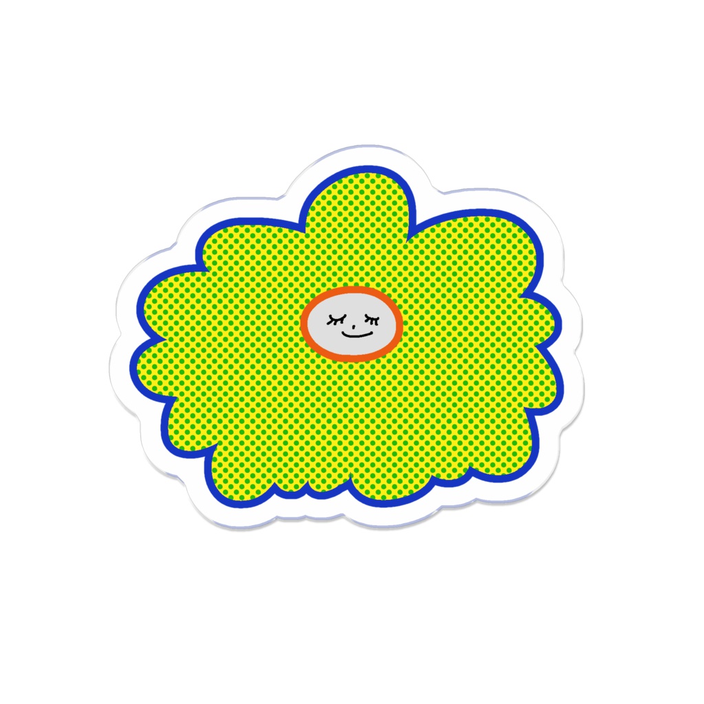 太陽神 ドット 黄緑