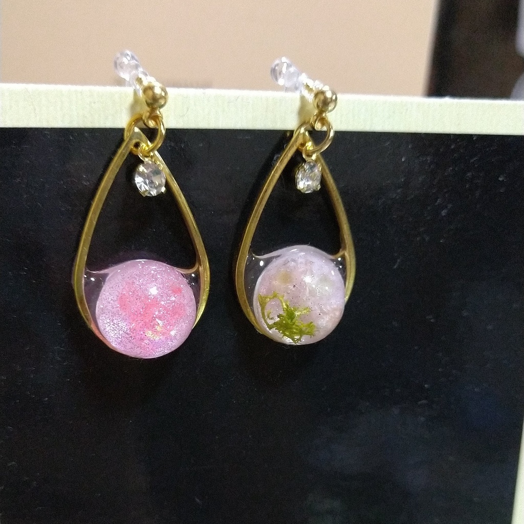 水まんじゅうイヤリング