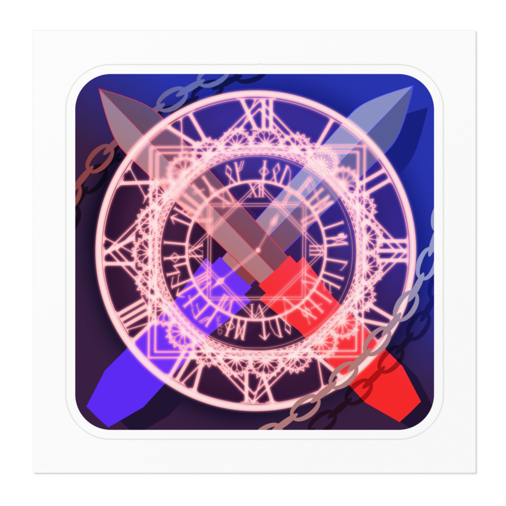 十六夜 咲夜モチーフステッカー