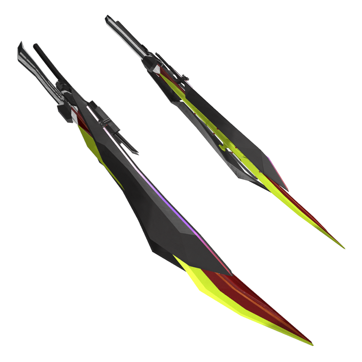 【武器】変形アニメーション付き双刃剣 AnHuSTS -アンハスツ- VRChat想定 カラバリ豊富 刀 双剣 3Dモデル - 改ORI工房 ...