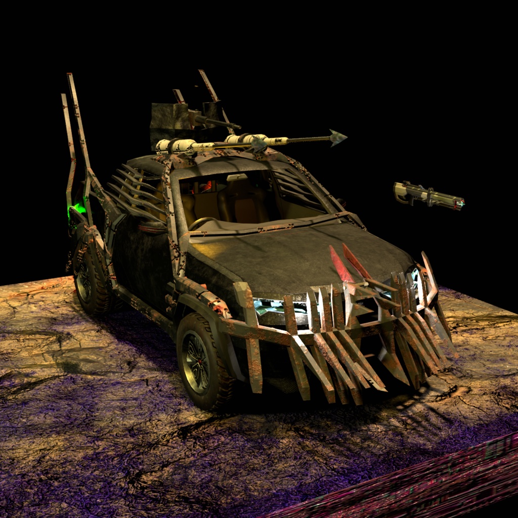 【アバター/オブジェ】Quest対応 Nitsubita VR-R スキニング済み車モデル VRChat想定 アバター/設置物 設定済みシーン付属