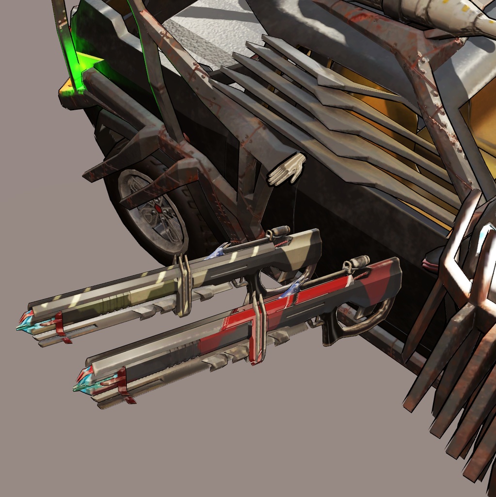 【アバター/オブジェ】Quest対応 Nitsubita VR-R スキニング済み車モデル VRChat想定 アバター/設置物 設定済みシーン付属