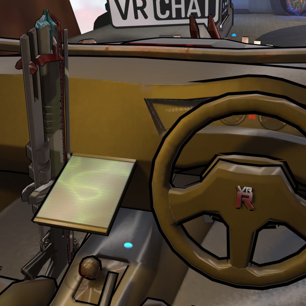 【アバター/オブジェ】Quest対応 Nitsubita VR-R スキニング済み車モデル VRChat想定 アバター/設置物 設定済みシーン付属