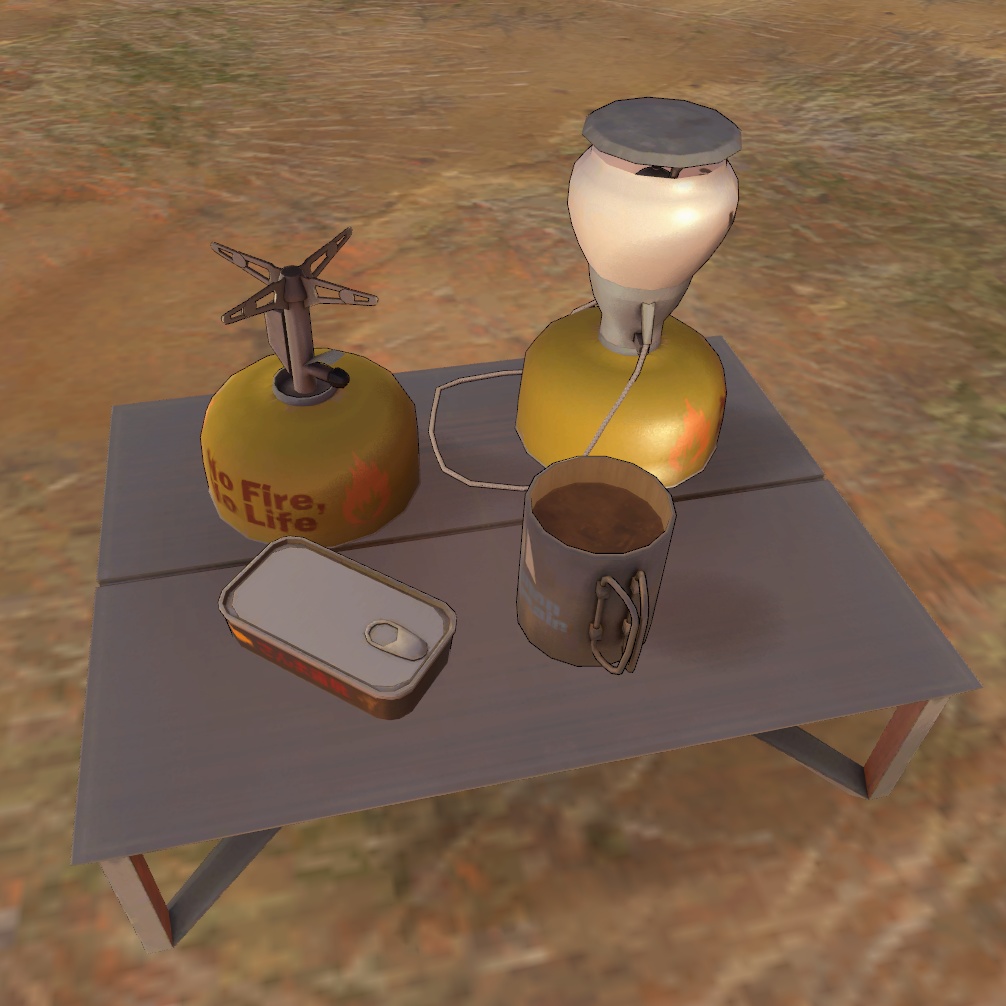 【ソロキャンセット】Quest対応 そのままアップロード出来るワールドシーン付き VRChat想定ソロキャンプセット