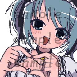 アイコン/メイド/イラスト/アニメ風