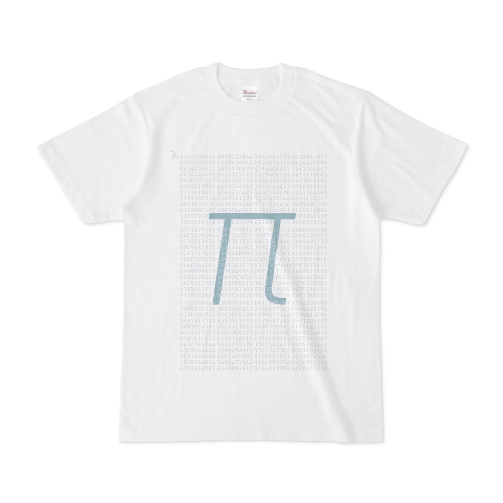 円周率πTシャツ