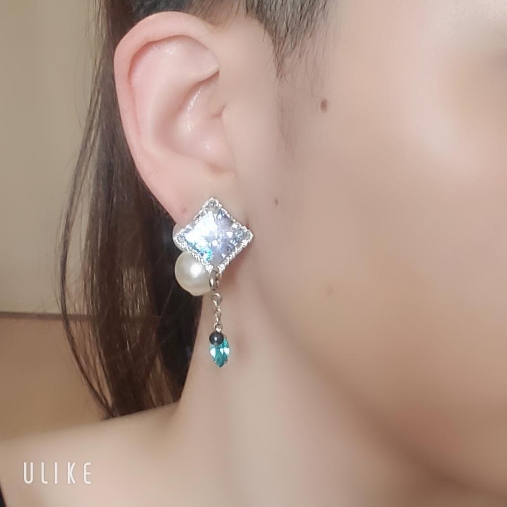 ツイステ 《オクタヴィネル寮》イメージピアス,イヤリング 3way