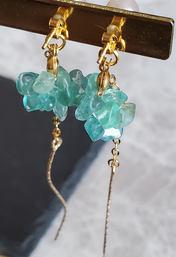 《オクタ》あこや真珠.14金加工.2way ピアス