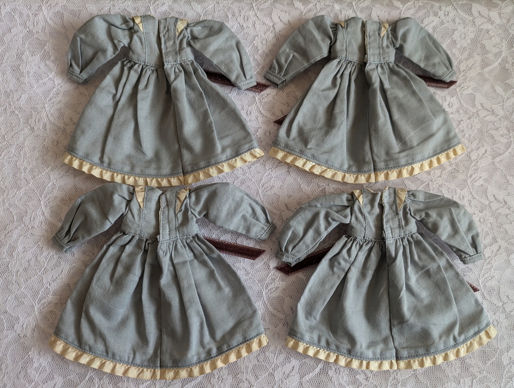 くまの刺繍ワンピース