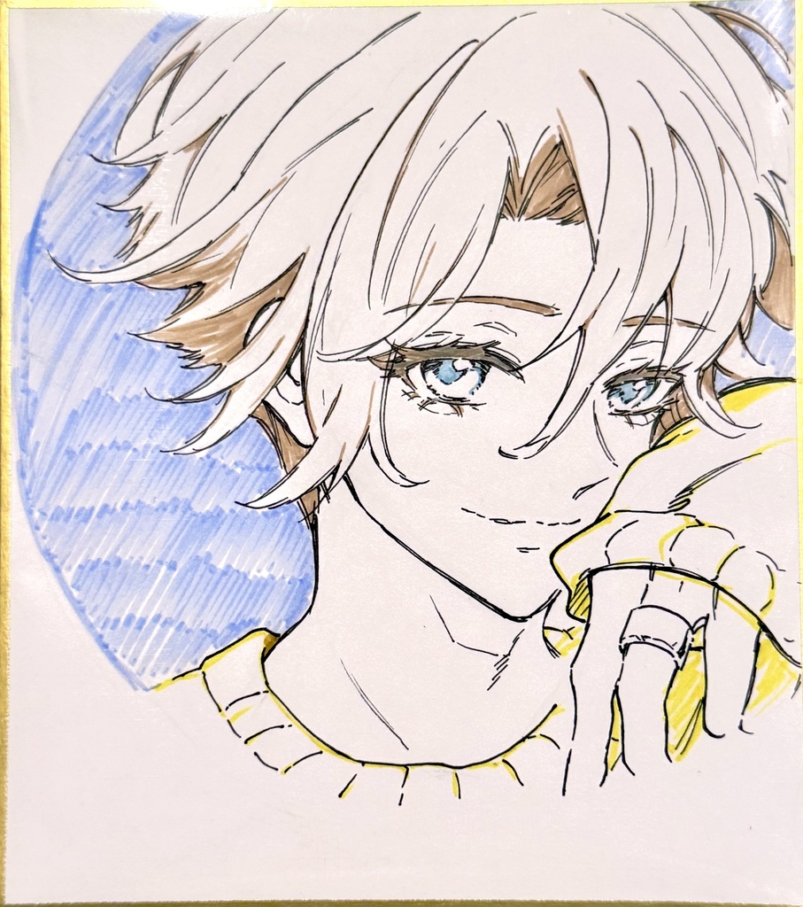 自分でデコる色紙②【一点もの】