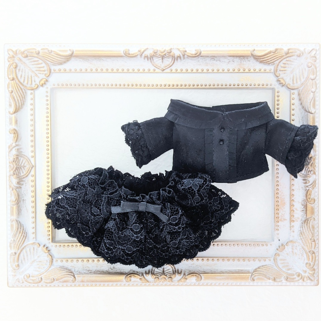 〚 Le noir 〛ブラウス&スカートセット