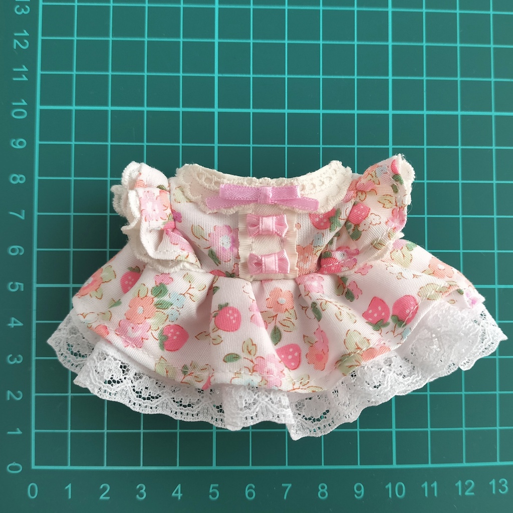 苺とお花のドレス&カチューシャセット