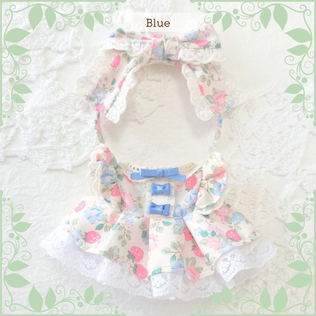 苺とお花のドレス&カチューシャセット