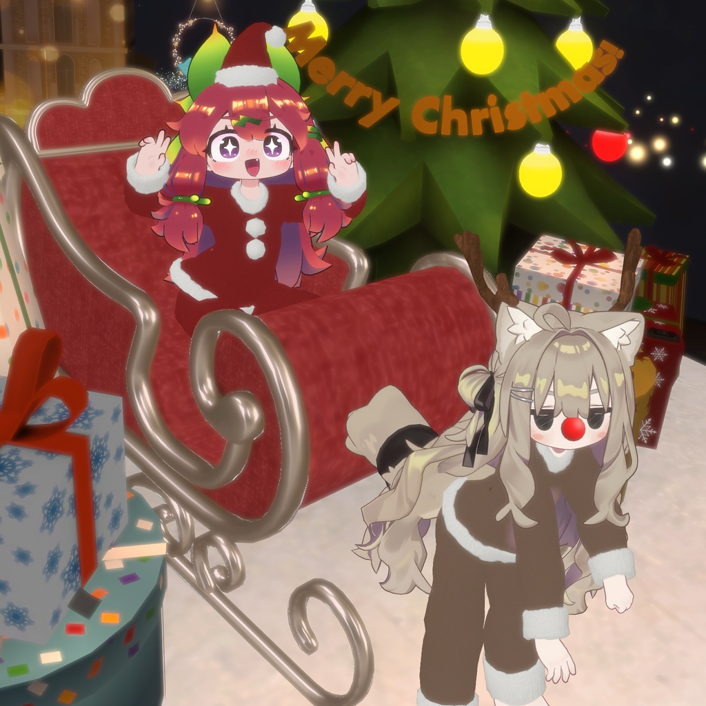 【まめふれんず対応】めくれるパジャマ(X'masカラー追加)