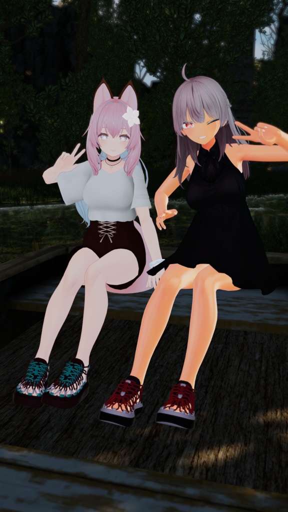 【6アバター対応】Mesh Cord Trek