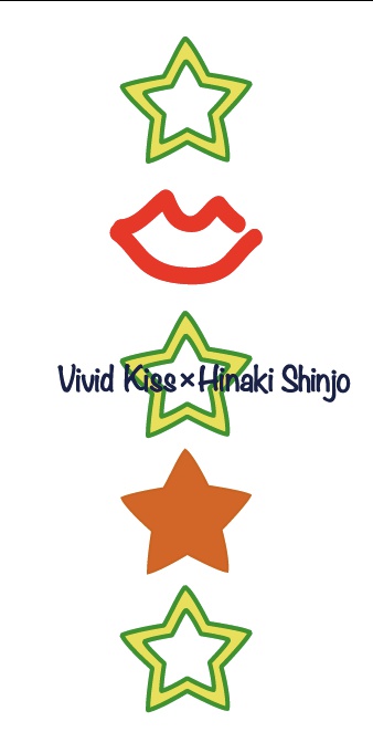 vividkiss × ひなきイメージプリントソックス