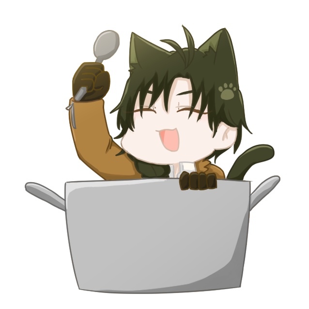 猫鍋風アクリルキーホルダー(odsk)