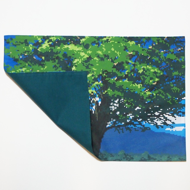 樹木(昼)のランチョンマット・ドット絵