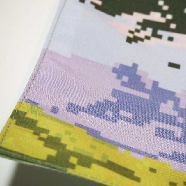 樹木(夕)のランチョンマット・ドット絵