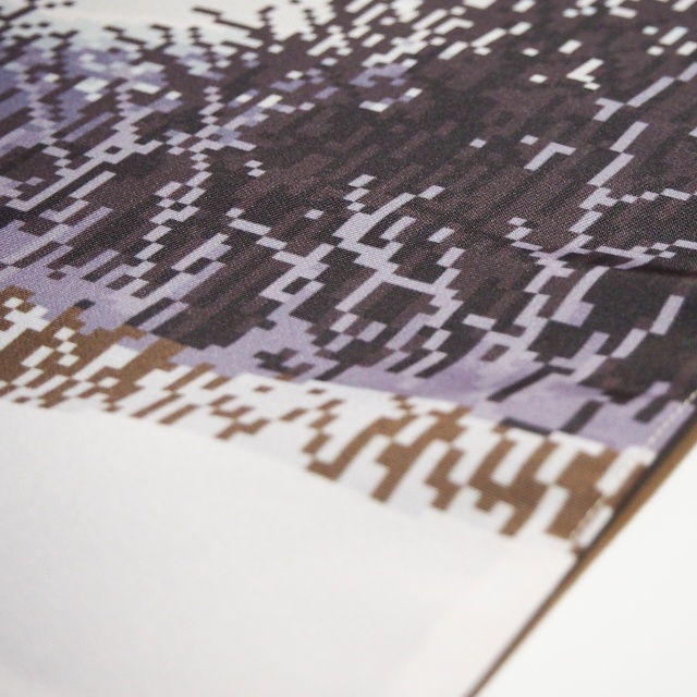 雪山のランチョンマット・ドット絵