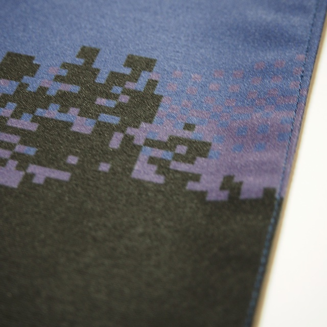 月夜の樹木 ランチョンマット・ドット絵