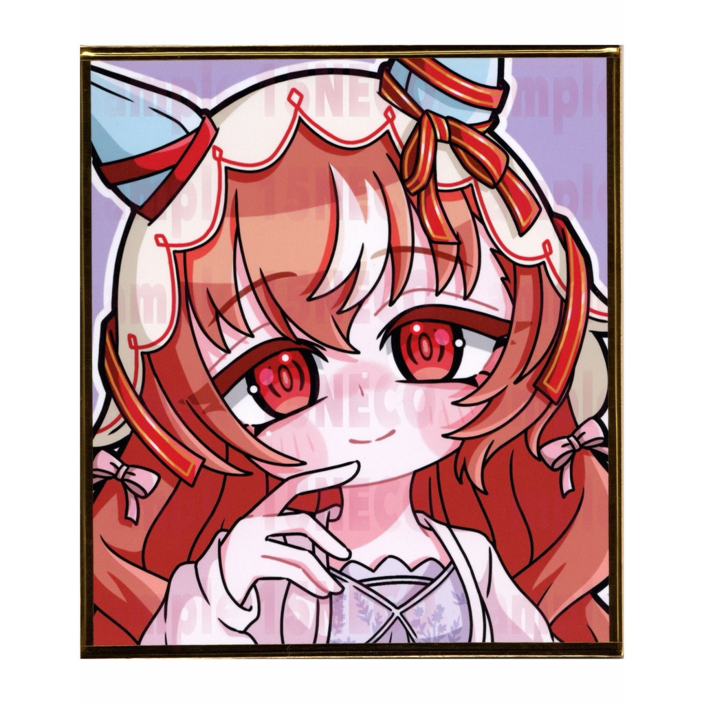 手描きイラスト ウマ娘 ミニ色紙 寸松庵 スティルインラブ
