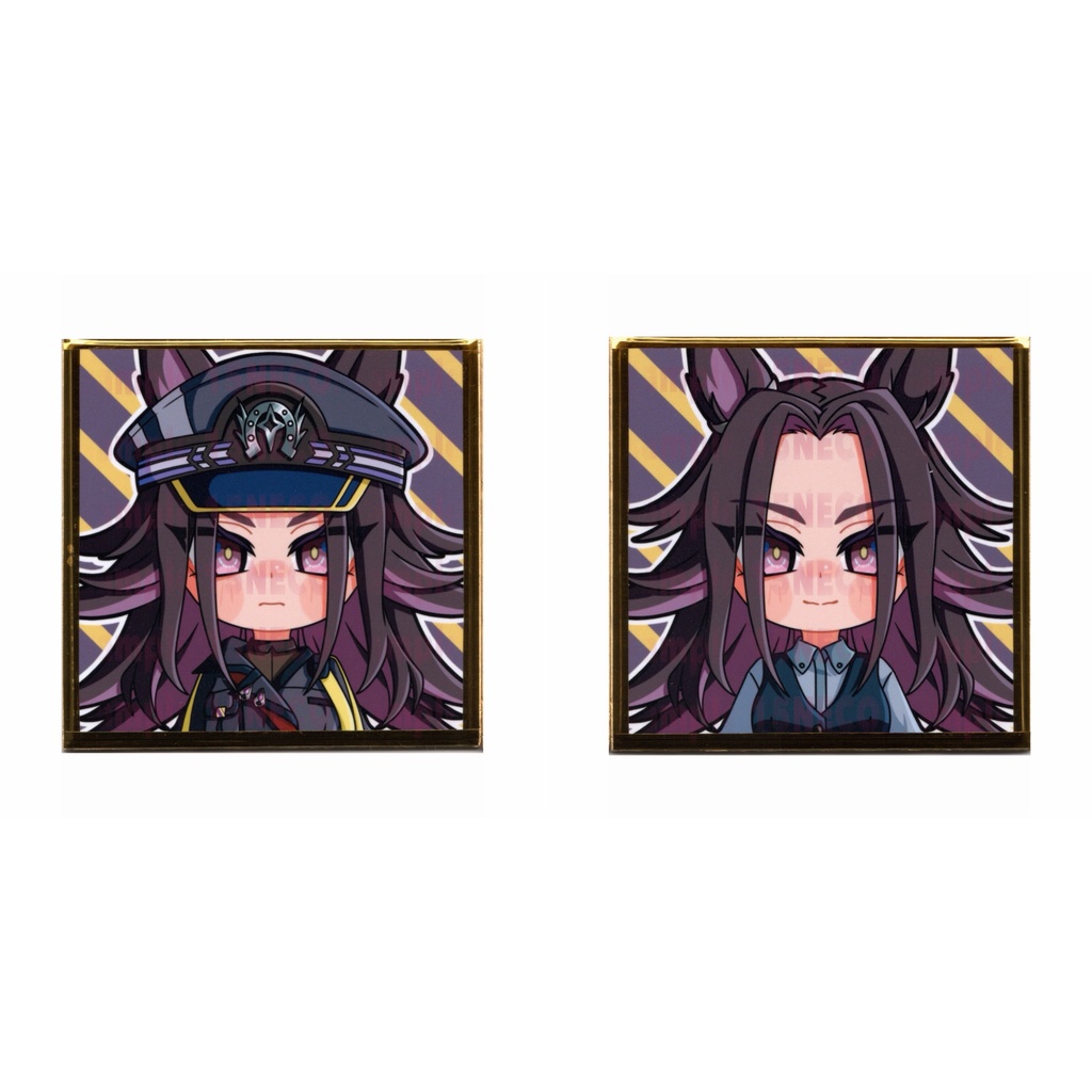 手描きイラスト 豆色紙 ウマ娘 フェノーメノ 2枚セット