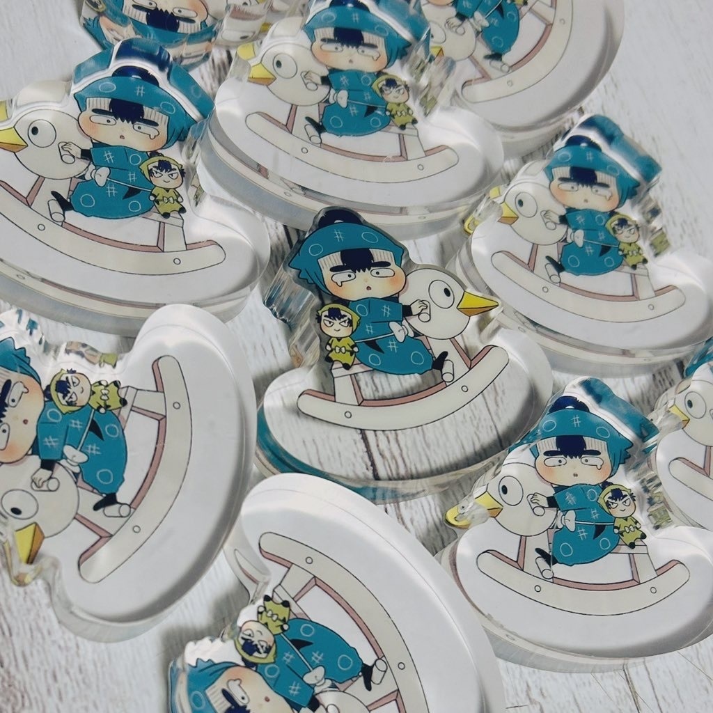 平太と留ぬい【ゆらゆらアクリルブロック】