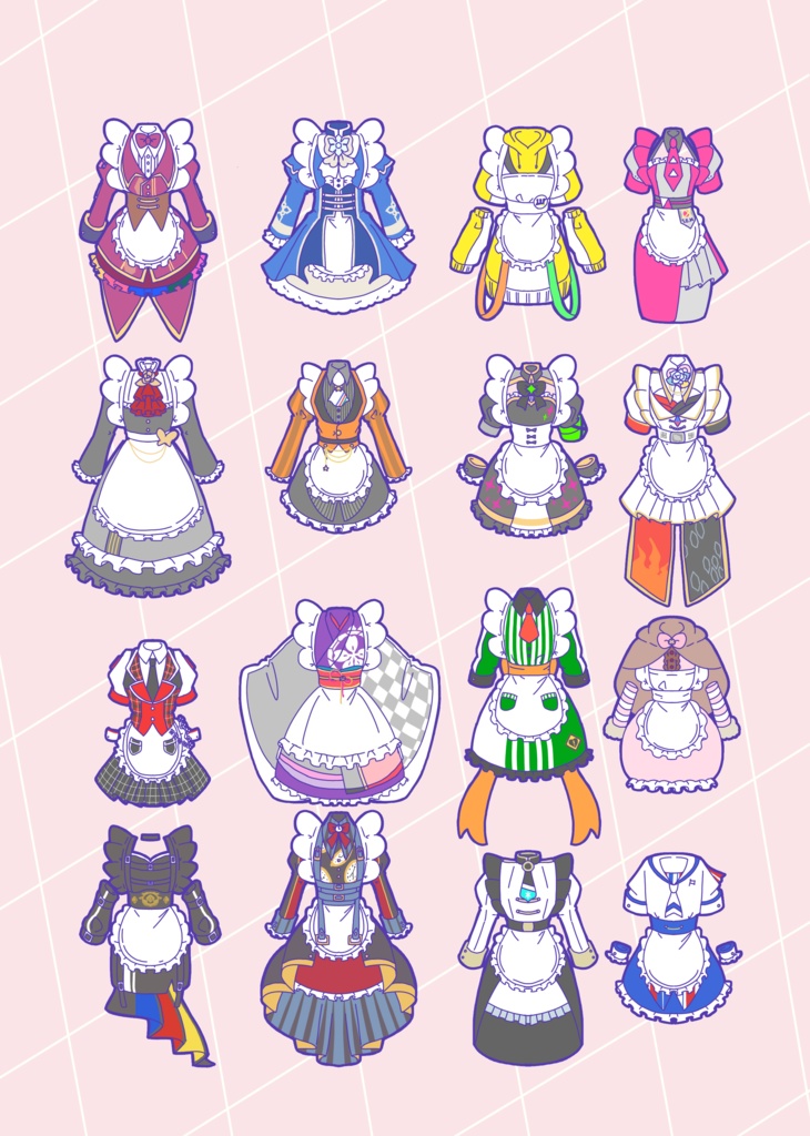 メイド服　アクキー