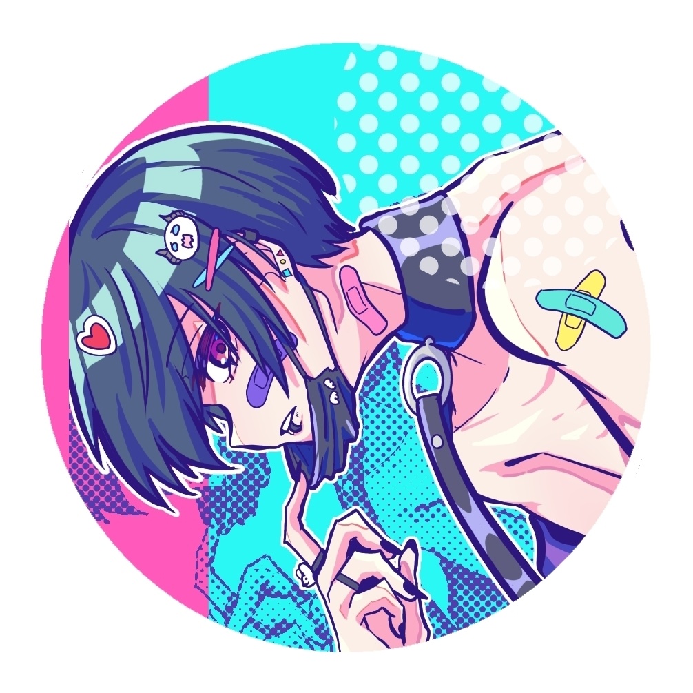 オリジナル　缶バッジ　ルべ