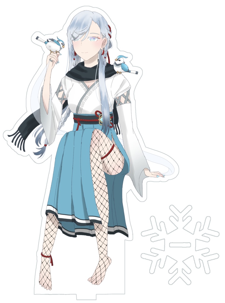 申鶴アクリルスタンド(碧ヤマガラモチーフver.)