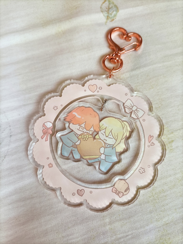ちーとど花輪アクリルキーホルダー