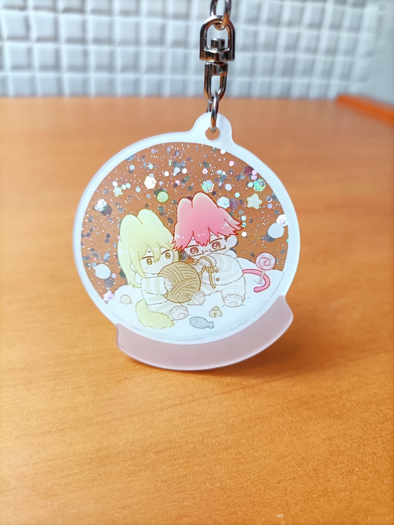 星空アクリルキーホルダー