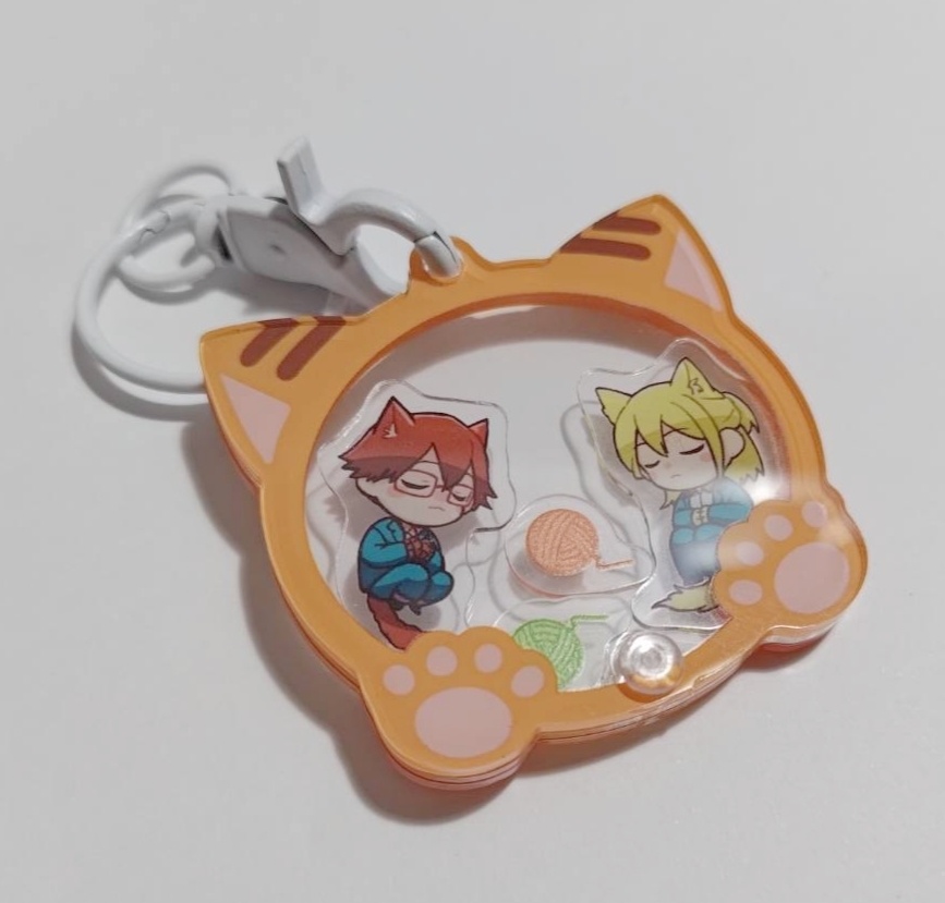 【委託販売】ニャンずシャカシャカアクリルキーホルダー