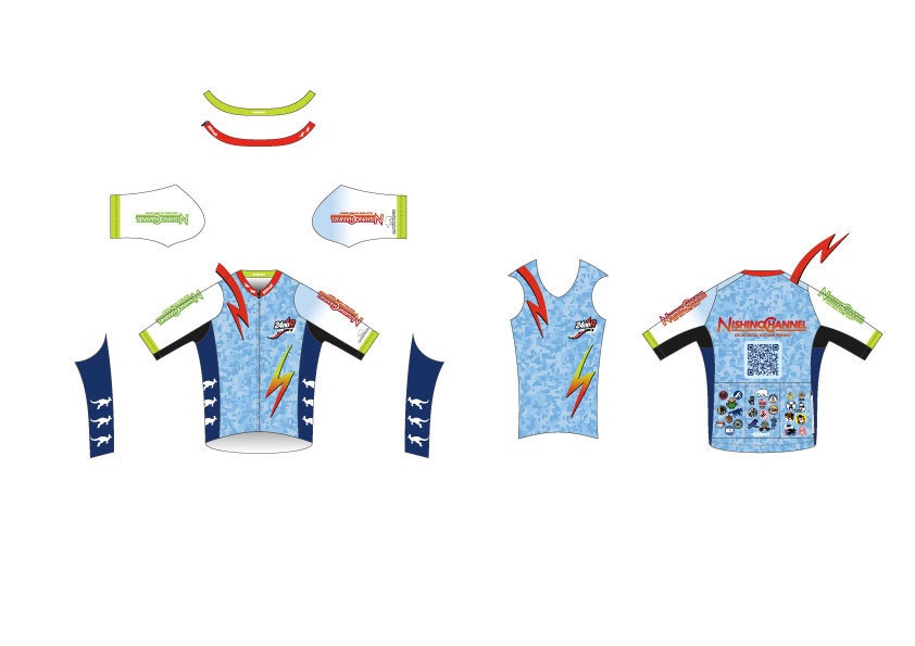 NISHINOレーシング サイクルジャージ2025