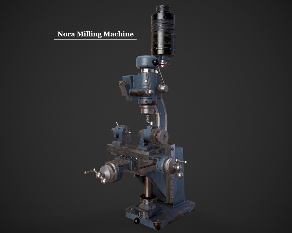 【無料3Dモデル】Nora Milling Machine