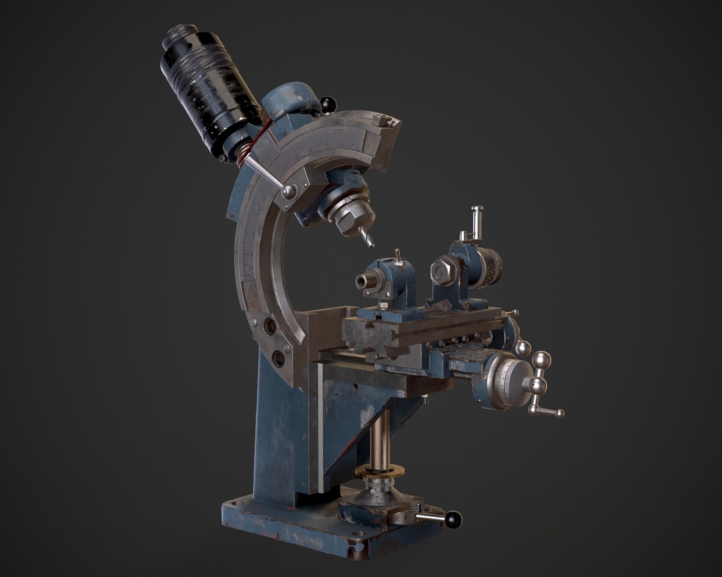 【無料3Dモデル】Nora Milling Machine