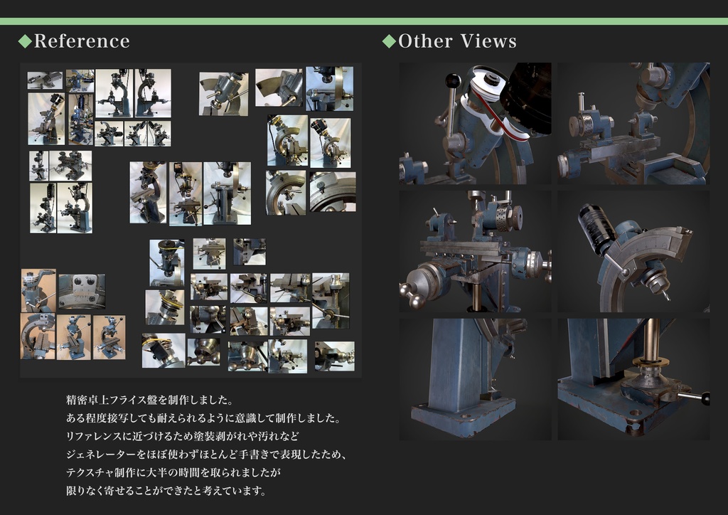【無料3Dモデル】Nora Milling Machine