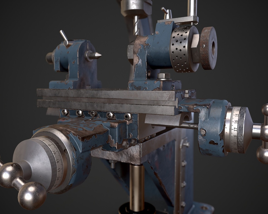 【無料3Dモデル】Nora Milling Machine