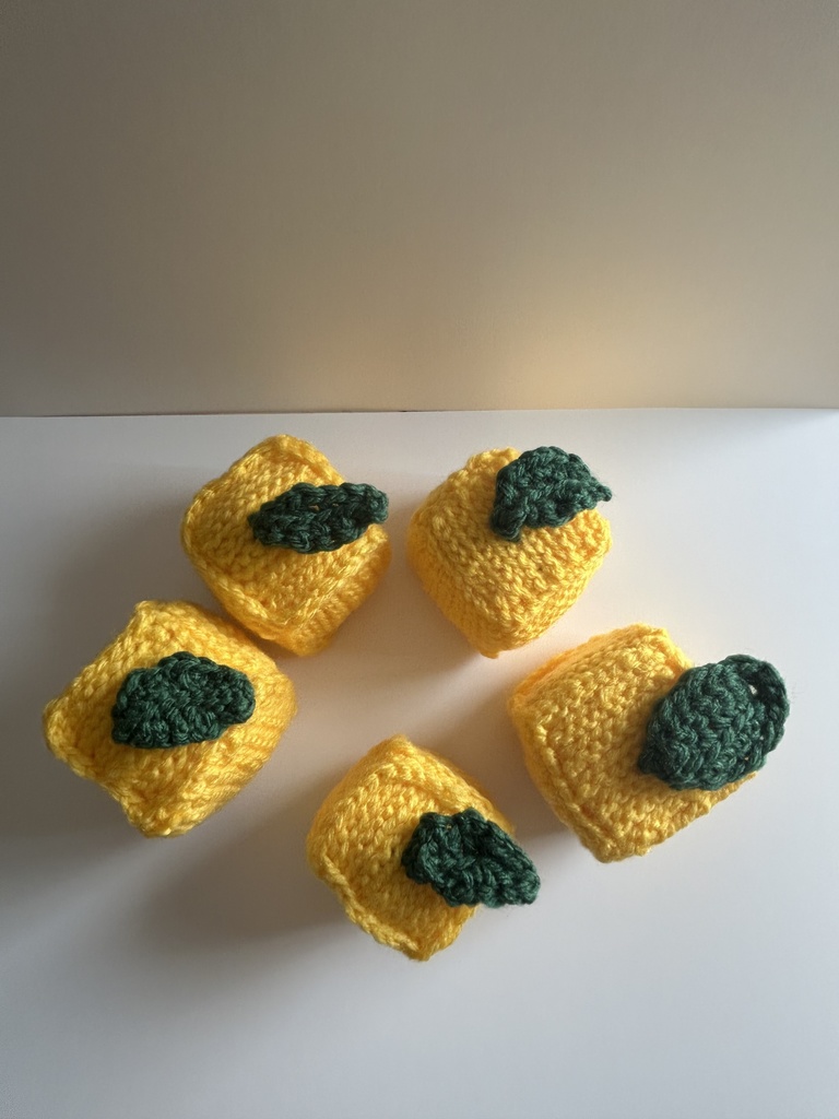 【限定4個】しかくいゆずのあみぐるみ ふつう