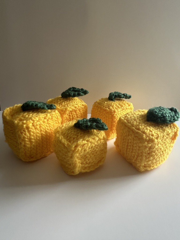 【限定4個】しかくいゆずのあみぐるみ ふつう