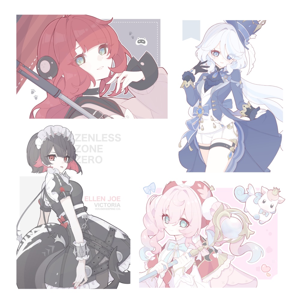 ポストカード ￤ 4枚セット