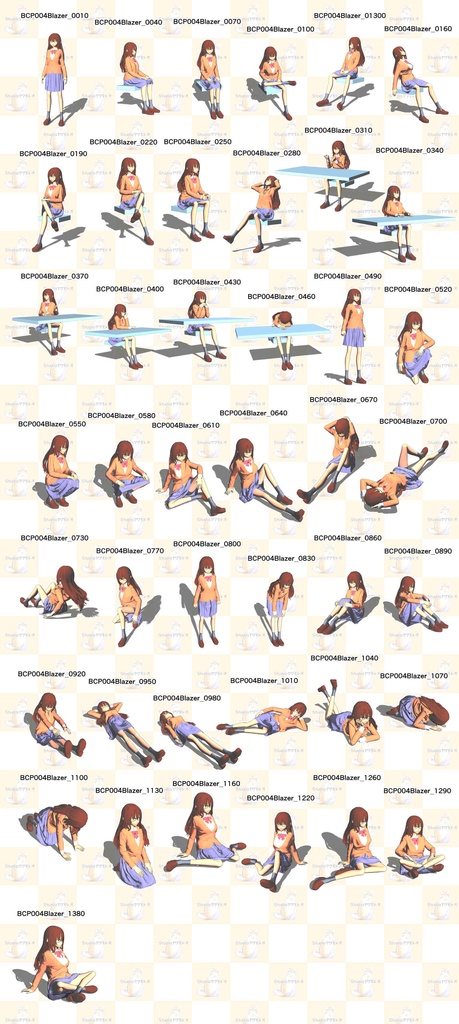 BCP004_Blazer(ClipStudioPaint用3Dマネキン)