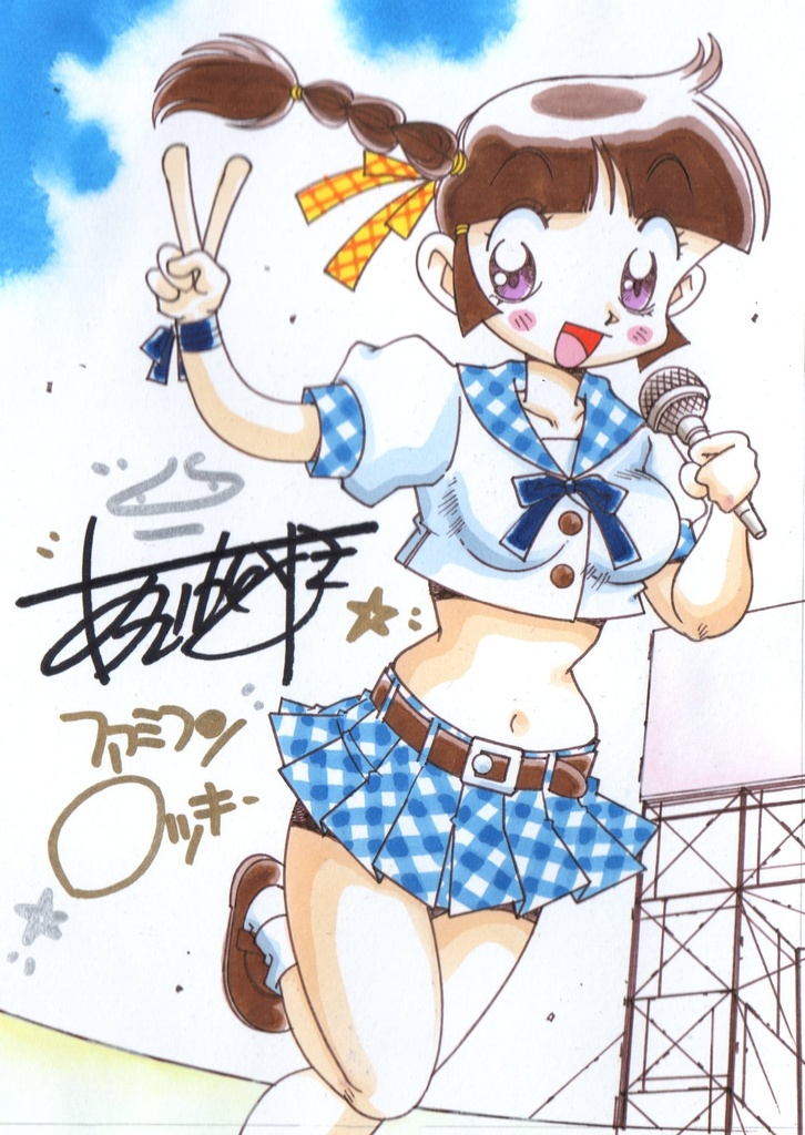 ファミコンロッキーカラーイラスト なりきりアイドル かおる！